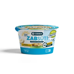 Cornexi 50G Protein Banános- Fehér Csokoládés Alappor Zabbal, poharas sütemény készítéséhez 
