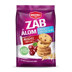 Detki Zab Álom 150G Meggyes Zabpelyhes Keksz