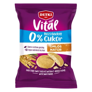 Detki 180G Vitál Édes Cukormentes Omlós Keksz 