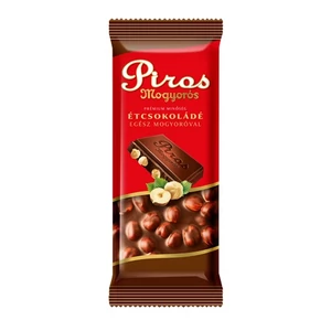 Piros Mogyorós 70G Étcsokoládé