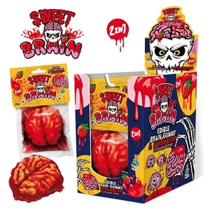 Sweet Brain - Eper ízű gumicukor eper ízű sziruppal 120G (1231)