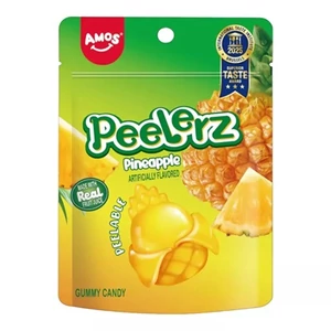 Amos 65G Peelerz Pineapple Gumicukor Amos 65G Peelerz Pineapple Gumicukor