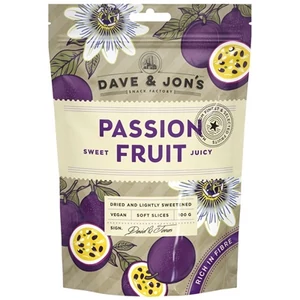 Dave & Jon's 100G Passion Fruit - szárított gyümölcs Dave & Jon's 100G Passion Fruit - szárított gyümölcs