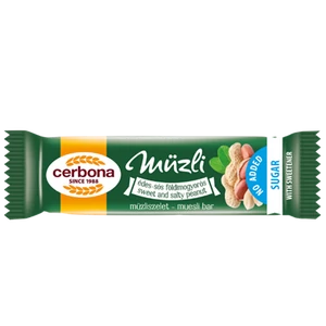 Cerbona Müzliszelet 20G Édes-Sós Földimogyorós