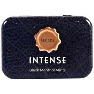 Compass 20G Intense Black Menthol Mints Cukorka