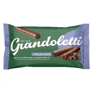 Grandoletti 50G Mogyorókrémmel Töltött Tejcsokoládéval Mártott Karamellizát Ostyarúd