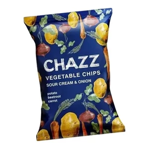 Chazz 75G Zöldség Chips Tejföl-Hagyma ízű