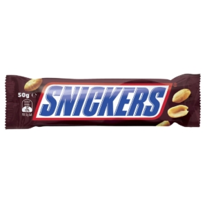 Snickers Karamellás földimogyorós krémes szelet földimogyoró darabokkal tejcsokoládéba mártva 50G