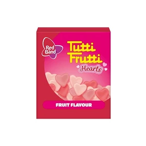 Red Band Tutti Frutti Gumicukor 15G Hearts