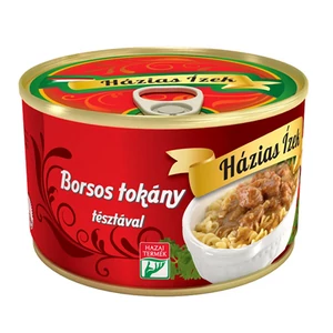 Házias Ízek 400G Borsos Tokány Tésztával