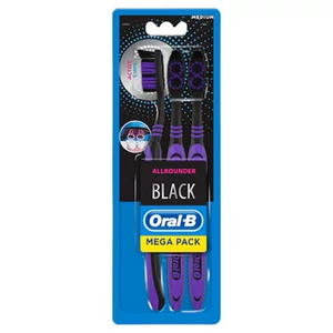 Oral-B Fogkefe Allrounder Black Medium 3db
