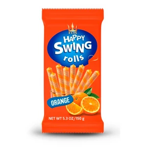 Happy Swing 150G Narancs ízű krémmel töltött ostyarúd