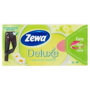 Zewa Deluxe Papírzsebkendő 90Db-Os Kamilla