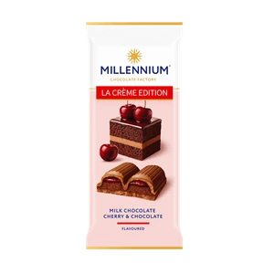 Millenium 100G La Créme - Cseresznyés Tejcsokoládé