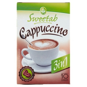 Sweetab Cappuccino Light 3 az 1-ben Diétás Kávé Fruktózzal 100G