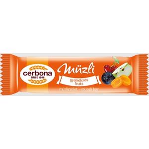 Cerbona Müzliszelet 20G Gyümölcsös