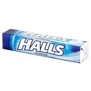 Halls 33,5G Menthol-Liptus (Kék)Coolwave (Mentol-eukaliptusz ízű, töltetlen keménycukorka)