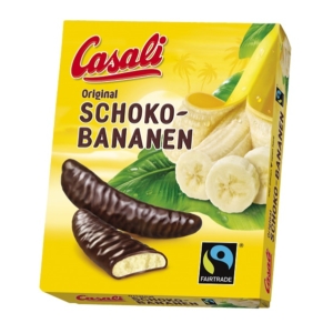 Casali Schoko Csokoládés banán - habosított banánkrém csokoládéba mártva 150G