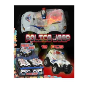 Toy Candy Police Jeep 6G (593)