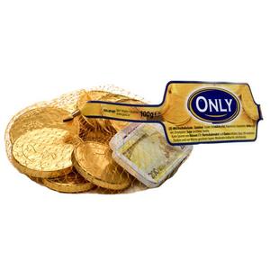 Only 100G Hálós Csoki Euro+Pénz /85525/