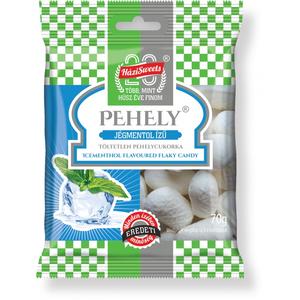 Pehelycukor mentol ízű töltetlen pehelycukorka 70G