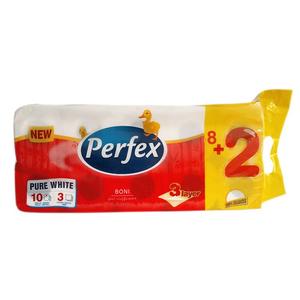 Perfex Wc Papír 3Rtg.10Tek. White Pure