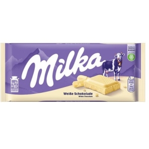 Milka 100G Fehér Csoki