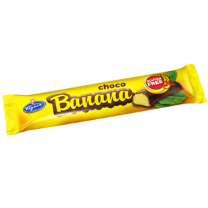 Figaro étcsokoládéval bevont banán ízű töltelékkel töltött szelet 20G Gluténmentes