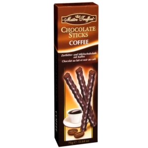 Maitre T. 75G Choco Sticks kávé töltelékű étcsokoládé rudak 75G