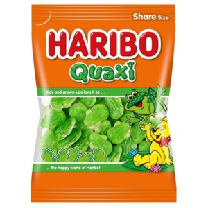 Haribo 200G Quaxi Béka (Gyümölcs ízű gumicukor habcukorral)