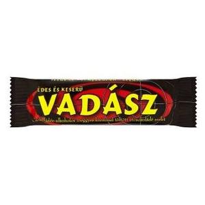 Vadász Csokoládés-alkoholos meggyes krémmel töltött étcsokoládé szelet 25G