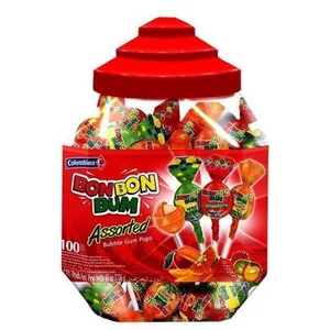 Bon Bon Bumm Rágós Nyalóka Assorted 17G