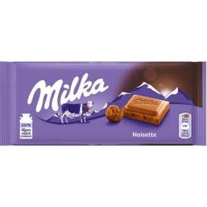 Milka Noisette mogyorómasszával töltött alpesi tejcsokoládé 100G