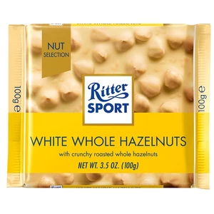 Ritter Sport 100G White Whole Hazelnuts 464125