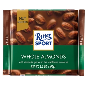 Ritter Sport 100G Whole Almonds 464129