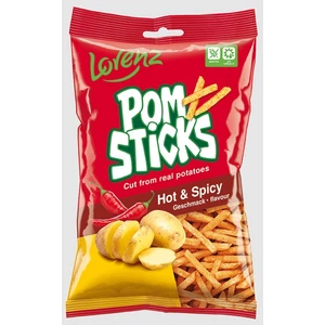 Lorenz Pomsticks 85G Hot-Spicy (Chili)  LZPO0023