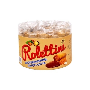 Rolettini 30*45G Mogyorókrémes Ostya