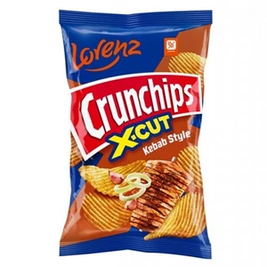 Lorenz Crunchips X-Cut 75G Kebab & Onion Kebab-Hagyma  LZCR0068 Lorenz Crunchips X-Cut 75G Kebab & Onion Kebab-Hagyma  LZCR0068