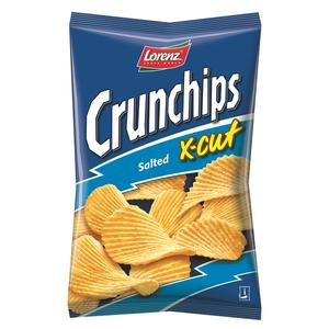 Lorenz Crunchips X-Cut 75G Salt (Sós)  LZCR0036