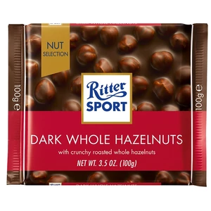 Ritter Sport 100G Ét Egészmogyoró Dunkel Voll-Nuss 464126