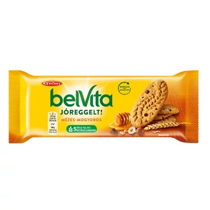 Győri Jó Reggelt Keksz 50G Méz-Mogyoró (Sárga)
