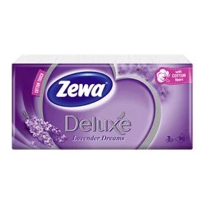 Zewa Deluxe Papírzsebkendő 90Db-Os Levendula