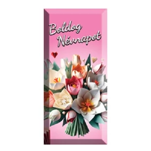 Chocolips 90G Boldog Névnapot Virág