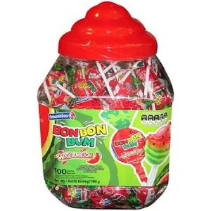 Bon Bon Bumm Rágós Nyalóka Watermelon 17G
