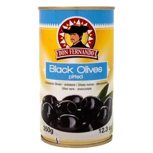 Don F. 350G Black Olives Pitted  /85674/ Magozott