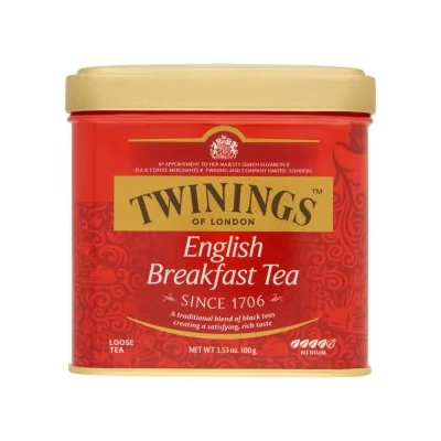 Twinings English Breakfast Fémdobozos Tea 100G
