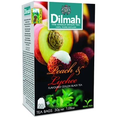 Dilmah Tea 30G Peach-Lychee (Barack és Licsi) DIGR1031