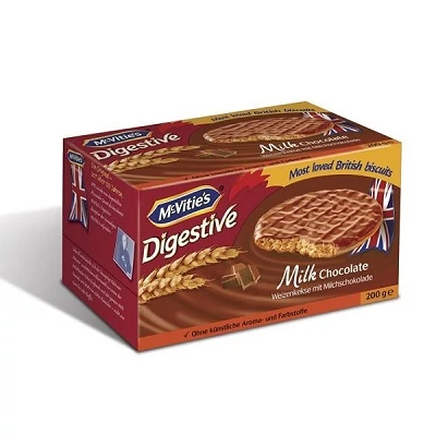 McVitie's Digestive 200G Teljeskiőrlésű Tejcsokis Keksz  PLDI0005