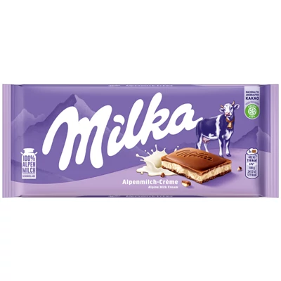 Milka 100G Alpenmilch-creme