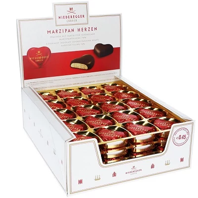 Niederegger 80x12,5g Szív    90014